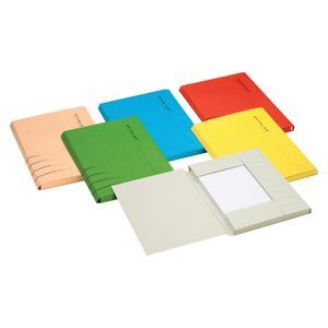 Picture 1 of Dossiermap Secolor folio 3 kleppen 225gr grijs