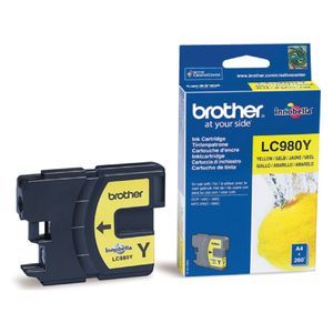 Picture 1 of Inktcartridge Brother LC-980Y geel