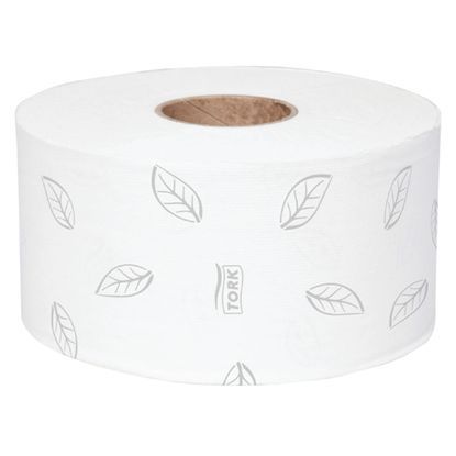 Picture 3 of Toiletpapier Tork Mini jumbo T2 premium 3-laags 12x120mtr wit 110255