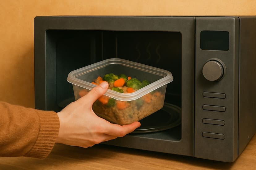 Is uw plastic bakje geschikt voor magnetron gebruik?