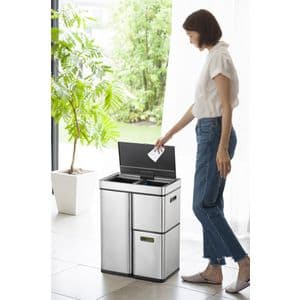 Picture 5 of Afvalbak EKO Mirage Plus sensor 30liter en 2x15liter RVS