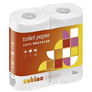 Picture 1 of Toiletpapier Satino MT1 Smart 2-laags 200 vel wit 062420