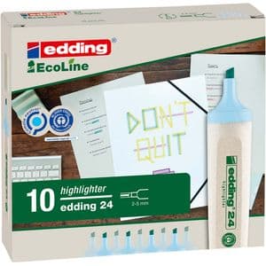 Picture 4 of Markeerstift edding 24 EcoLine pastel blauw