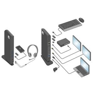 Picture 6 of Dockingstation ACT USB-C Dual Monitor met laadpoort
