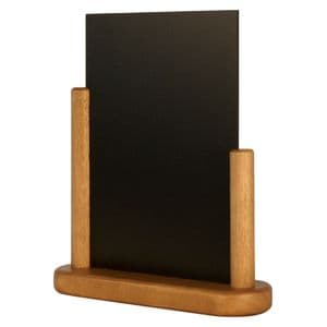 Picture 1 of Krijtbord Securit 230x200x60mm teak hout