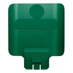 Picture 1 of Paneel Rubbermaid Slim Jim Recyclestation voor label groen