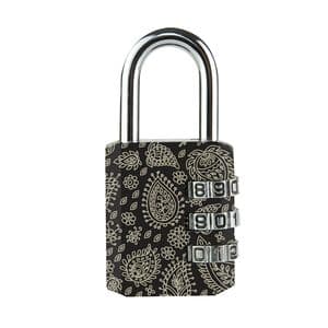 Picture 1 of Hangslot Masterlock 3-cijfer combinatie 30mm 4 patronen ass