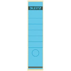 Picture 1 of Rugetiket Leitz breed/lang 62x285mm zelfklevend blauw 10 stuks