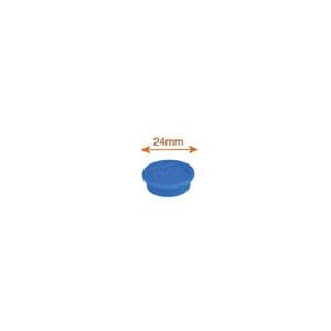 Picture 4 of Magneet Nobo 24mm blauw 10 stuks