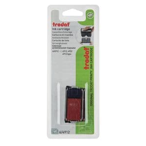 Picture 1 of Stempelkussen Trodat Printy 6/4912 2 stuks blauw en rood