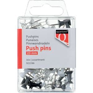Picture 1 of Push pins Quantore blister assorti 50 stuks