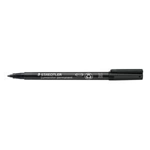 Picture 1 of Viltstift Staedtler Lumocolor 317 permanent M zwart