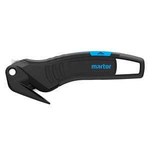 Picture 1 of Veiligheidsmes Martor Secumax 320 rechthoekig 4mm zwart