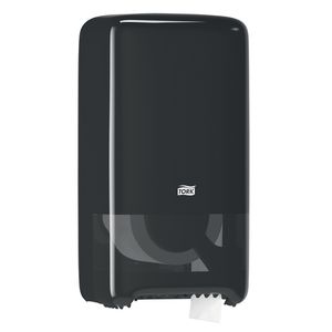 Picture 2 of Toiletpapierdispenser Tork T6 Elevation medium duo zwart 557508