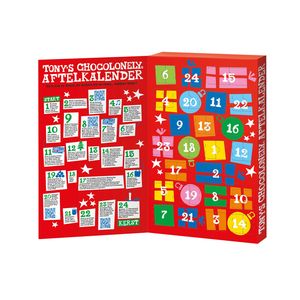 Picture 2 of Chocolade Tony's Chocolonely Kerst big Tiny calendar 225gr assorti