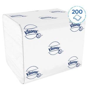 Picture 3 of Toiletpapier Kleenex gevouwen 2-laags 110x186mm wit 8408