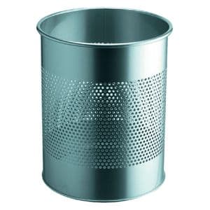Picture 1 of Papierbak Durable 3310-23 15 liter 165mm perforatie zilver