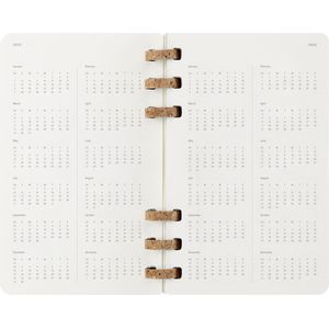 Picture 6 of Agenda 2025/2026 Moleskine 12M Academic Weekly 7dagen/1pagina Myrtle large sc black
