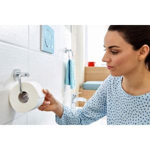 Picture 4 of Toiletrolhouder tesa® Smooz hoogglans verchroomd metaal zelfklevend