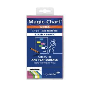 Picture 2 of Magic-chart notes Legamaster 10x20cm assorti 500 vel