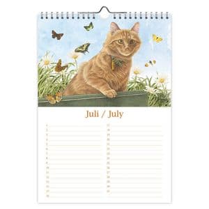 Picture 2 of Verjaardagskalender Franciens Katten "Jeroen" A4