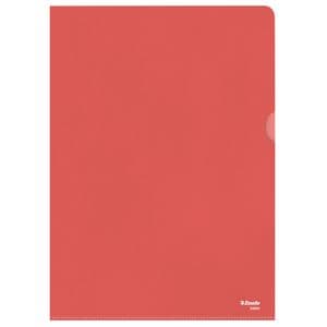 Picture 5 of Insteekmap L-model Esselte standaard A4 0.11mm PP rood 100 stuks