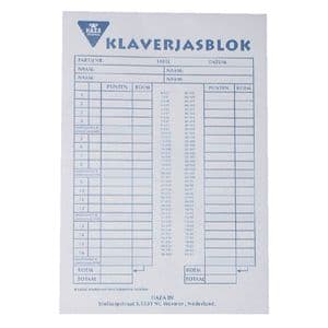 Picture 1 of Scoreblok Klaverjas 50 vel