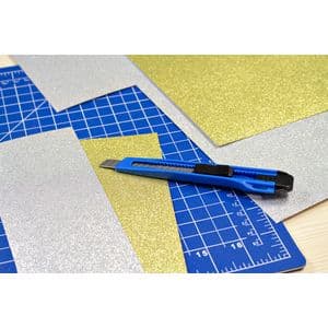 Picture 3 of Snijmes Westcott office 9mm met schuifsluiting blauw