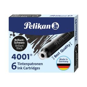 Picture 1 of Inktpatroon Pelikan 4001 zwart 6 stuks