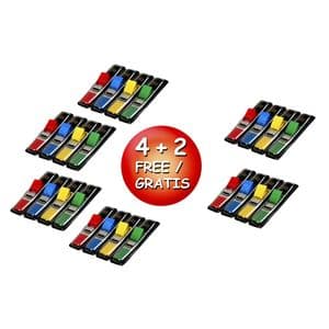 Picture 1 of Indextabs Post-it 6834 11.9x43.1mm 4+2 gratis 35 tabs per dispenser