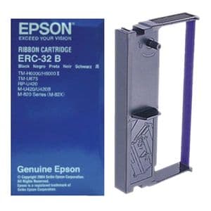 Picture 1 of Lint Epson S015371 voor ERC-32B nylon zwart