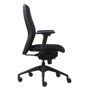Picture 3 of Bureaustoel Euroseats Vigo zwart