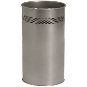 Picture 1 of Papierbak BRASQ 21 liter rvs zilver