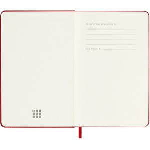 Picture 2 of Agenda 2026 Moleskine 12M Planner Weekly 7dagen/1pagina pocket hc scarlet red