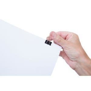 Picture 6 of Papierklem MAUL 213 foldback 19mm zwart 12 stuks