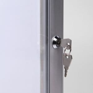 Picture 3 of Vitrinebord Quantore luxe 2x A4 zilver