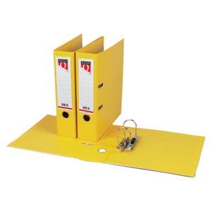 Picture 1 of Ordner Quantore A4 80mm PP geel