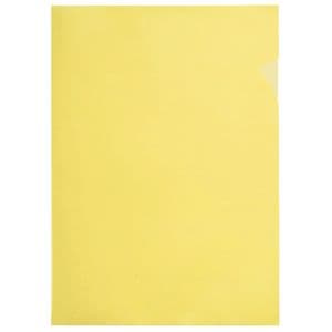 Picture 1 of Insteekmap L-model Quantore A4 PP 0.12mm geel 25 stuks