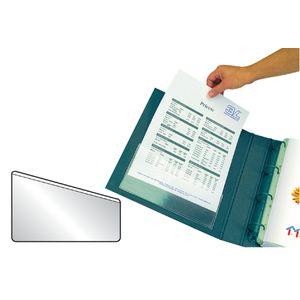 Picture 1 of Insteektas Djois U-map 217x130mm zelfklevend PP transparant 5 stuks