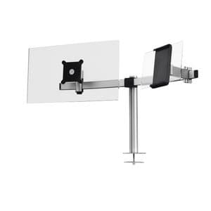 Picture 1 of Monitorarm Durable met bladdoorvoer voor 1 scherm en 1 tablet
