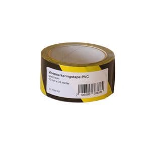 Picture 1 of Vloermarkeringstape IEZZY 50mmx33m zwart/geel