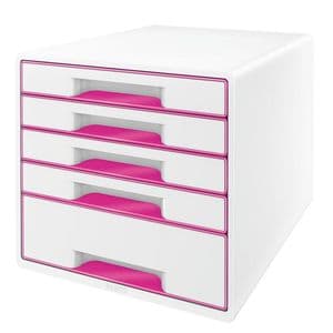 Picture 3 of Ladenblok Leitz WOW 5 laden wit/roze