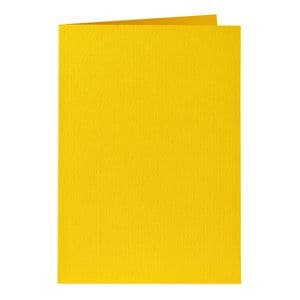 Picture 1 of Correspondentiekaart Papicolor dubbel 105x148mm dottergeel pak à 6 stuks