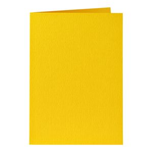 Picture 1 of Correspondentiekaart Papicolor dubbel 105x148mm dottergeel pak à 6 stuks