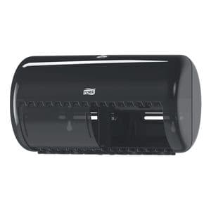 Picture 3 of Toiletpapierdispenser Tork T4 Elevation duo zwart 557008