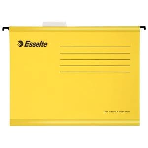 Picture 2 of Hangmap Esselte Classic folio V-bodem 382x240mm geel