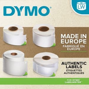 Picture 6 of Etiket Dymo LabelWriter naamkaart 54x101mm 1 rol á 220 stuks geel
