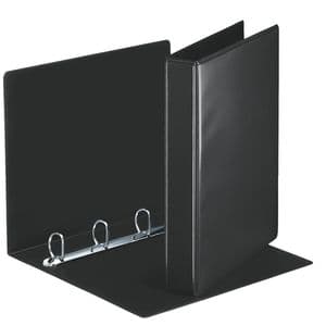 Picture 1 of Presentatieringband Esselte Essentials panorama A4 4-rings D-mechaniek 30mm zwart