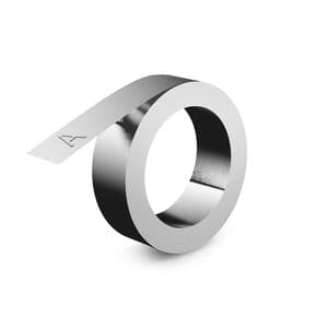 Picture 1 of Reliëftape Dymo embossing niet klevend aluminium 12mm zilver