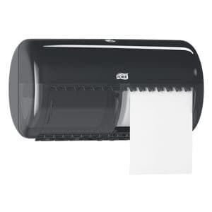 Picture 1 of Toiletpapierdispenser Tork T4 Elevation duo zwart 557008
